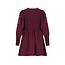 Like Flo winter jurk meisjes - rood - Maya - geweven - ballonmouwen - rib
