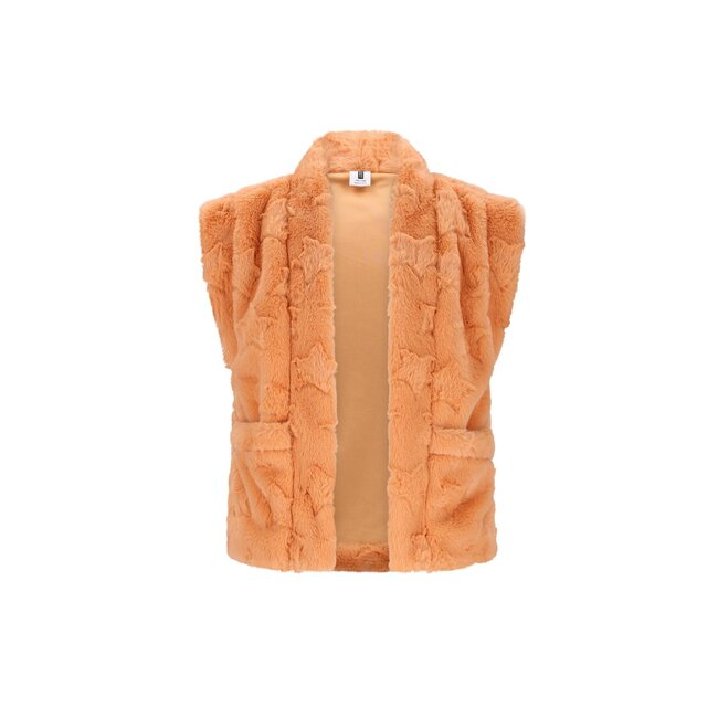 B.Nosy winter gilet meisjes - oranje - Georgie - teddy