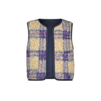 B.Nosy winter gilet meisjes - blauw - Gina - geruit