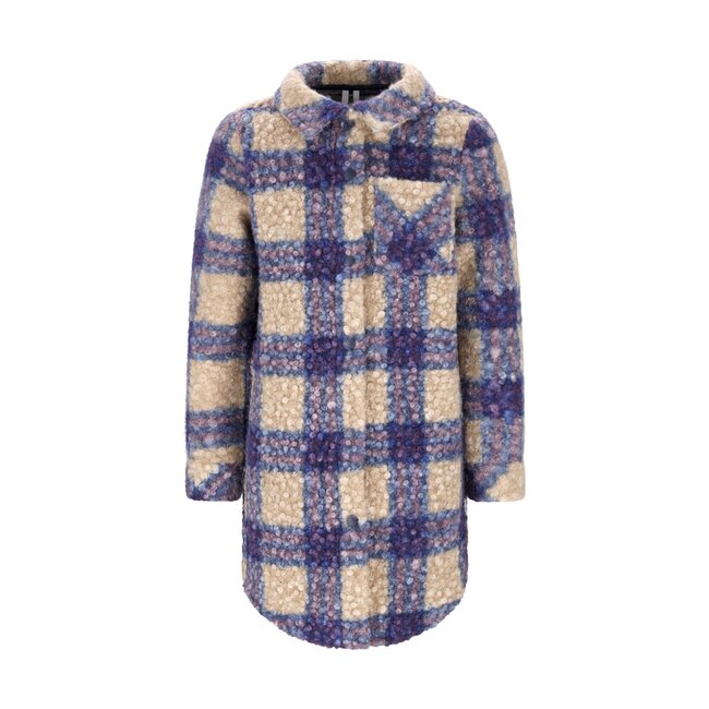 B.Nosy winter blouse meisjes - blauw - Bianca - geruit