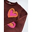 B.Nosy winter sweater meisjes - bruin -Khloe - gebreid, jacquard