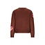 B.Nosy winter sweater meisjes - bruin -Khloe - gebreid, jacquard