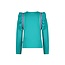 B.Nosy winter t-shirt meisjes - groen - Tess - ruffles/longsleeve