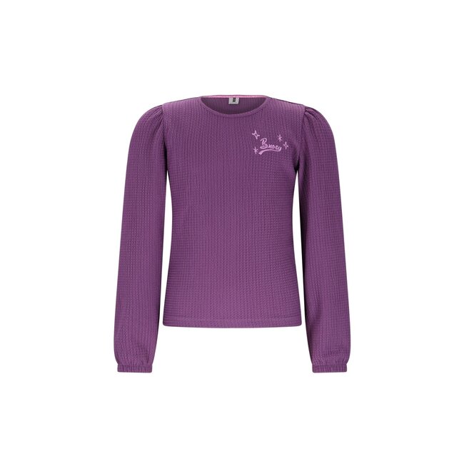 B.Nosy winter top meisjes - paars - Teddy