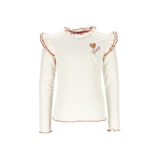 B.Nosy winter top meisjes - beige - Tonya - ruffles