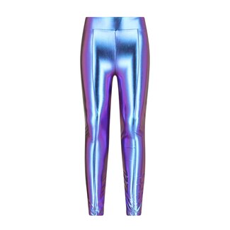 B.Nosy winter nep leren legging meisjes - paars - Luna