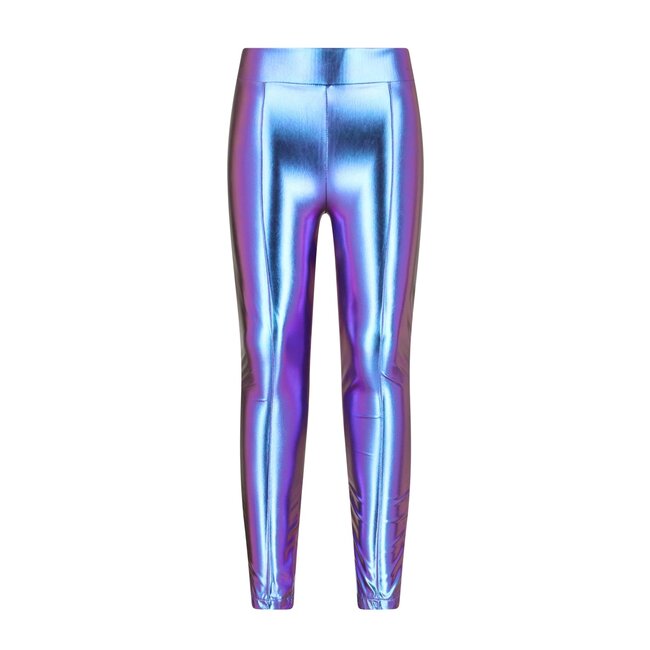 B.Nosy winter nep leren legging meisjes - paars - Luna