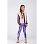 B.Nosy winter nep leren legging meisjes - paars - Luna