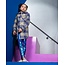 B.Nosy winter nep leren legging meisjes - paars - Luna