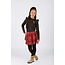 B.Nosy winter rok meisjes - roze/bruin - Ruth - 2 laagjes met print