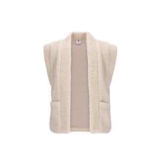 B.Nosy winter gilet meisjes - ecru - Georgie - teddy