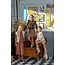 B.Nosy winter mesh rok meisjes - bruin - Rory - luipaard, laagjes met print