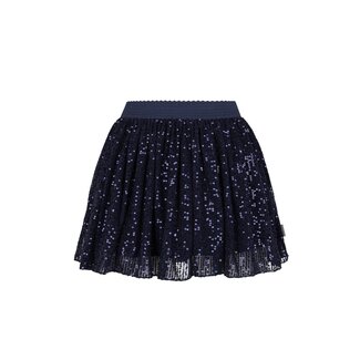 B.Nosy winter mesh rok meisjes - navy blauw - River - pailletten