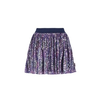 B.Nosy winter mesh rok meisjes - paars - River - pailletten