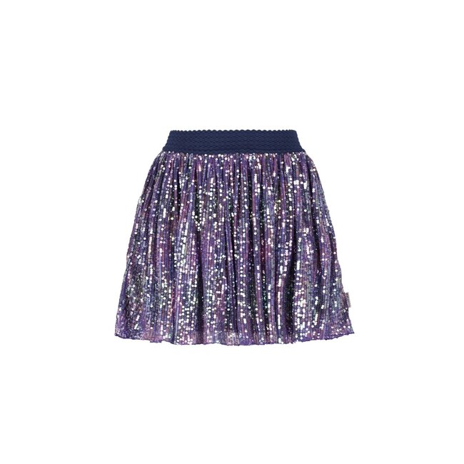 B.Nosy winter mesh rok meisjes - paars - River - pailletten