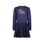 B.Nosy winter sweat jurk meisjes - navy blauw - Dasha - mesh rok
