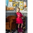B.Nosy winter jurk meisjes - roze - Dora - laagjes mesh rok