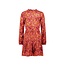 B.Nosy winter jurk meisjes - roze/bruin - Dalia - print