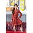 B.Nosy winter jurk meisjes - roze/bruin - Dalia - print