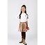 B.Nosy winter jurk meisjes - beige - Donia - metallic rok