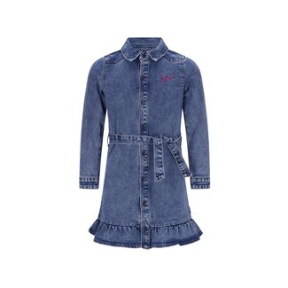 B.Nosy winter jurk meisjes - blauw - Dilan - denim