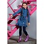 B.Nosy winter jurk meisjes - blauw - Dilan - denim
