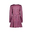 B.Nosy winter jurk meisjes - roze/paars - Dionne - print