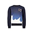 B.Nosy winter sweater jongens - navy blauw - Scott - print