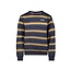 B.Nosy winter sweater jongens - blauw/oranje - Scott - print