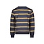 B.Nosy winter sweater jongens - blauw/oranje - Scott - print