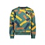 B.Nosy winter sweater jongens - groen - Scott - print