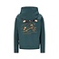 B.Nosy winter hoodie jongens - groen - Sep