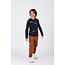 B.Nosy winter t-shirt jongens - navy blauw - Ted - capuchon/longsleeve