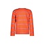 B.Nosy winter t-shirt jongens - rood - Tobias - gestreept/longsleeve