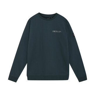 Rellix winter sweater jongens - groen - badge