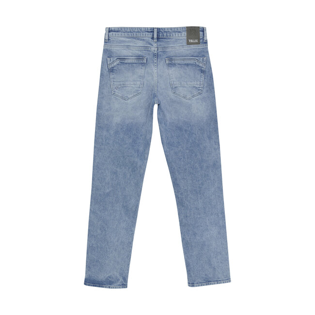 Rellix winter jeansbroek jongens - blauw - straight, wide leg fit