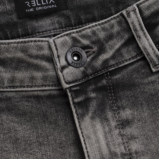 Rellix winter jeansbroek jongens - zwart - straight fit