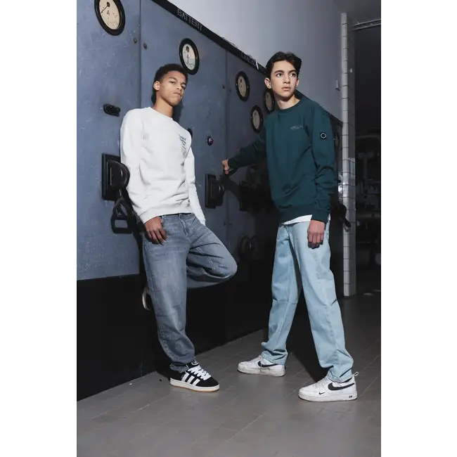 Rellix winter jeansbroek jongens - grijs - loose, wide fit