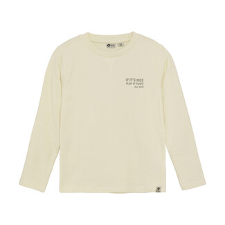 Daily7 winter t-shirt jongens - wit - longsleeve/backprint