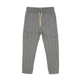Daily7 winter cargo broek jongens - grijs - strepen
