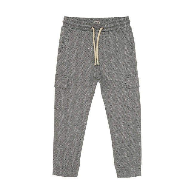 Daily7 winter cargo broek jongens - grijs - strepen