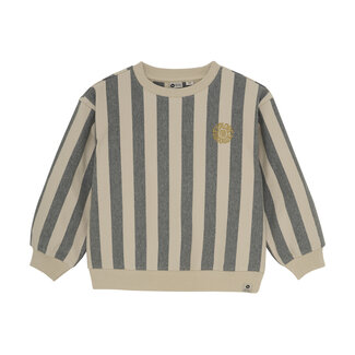 Daily7 winter sweater jongens - zand - oversized/strepen