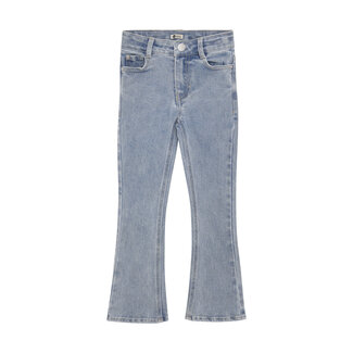 Daily7 winter flare jeansbroek meisjes - blauw - sterren