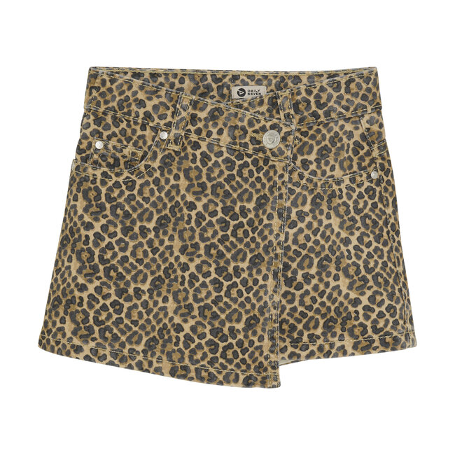 Daily7 winter skort meisjes - zand - animal/Twill