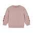 Daily7 winter sweater meisjes - roze - hart borduursel