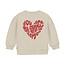 Daily7 winter sweater meisjes - zand - brushed backprint