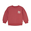 Daily7 winter sweater meisjes - rood - brushed print