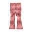 Daily7 winter flare broek meisjes - roze - hart
