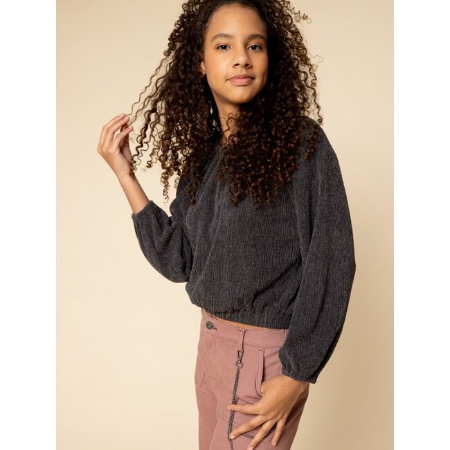 LOOXS 10sixteen winter smock top meisjes - grijs