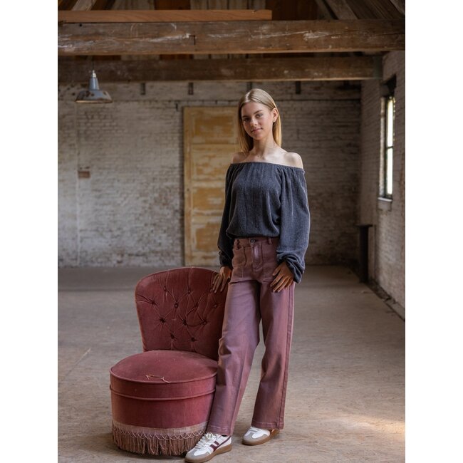 LOOXS 10sixteen winter smock top meisjes - grijs